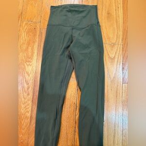 Lululemon Green Align Leggings size 2